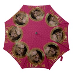 I love you - Hook Handle Umbrella (Large)