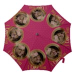 I love you - Hook Handle Umbrella (Large)
