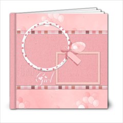 Watch Me Grow GIRL 6x6 book - 6x6 Photo Book (20 pages)