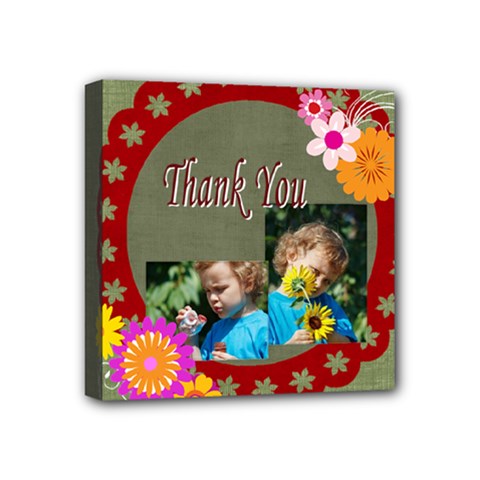 thank you - Mini Canvas 4  x 4  (Stretched)