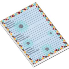 Web-Notes Blue Memopad - Large Memo Pads