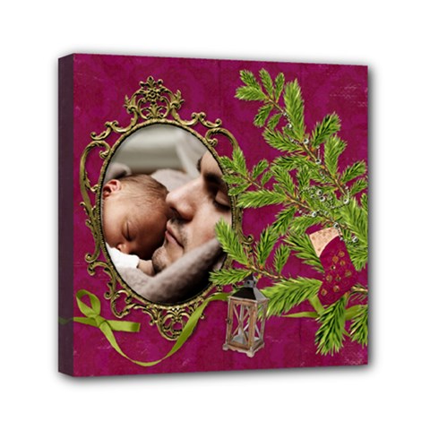 ShabbyChristmas Vol1 - Mini Canvas 6x6(stretched)  - Mini Canvas 6  x 6  (Stretched)