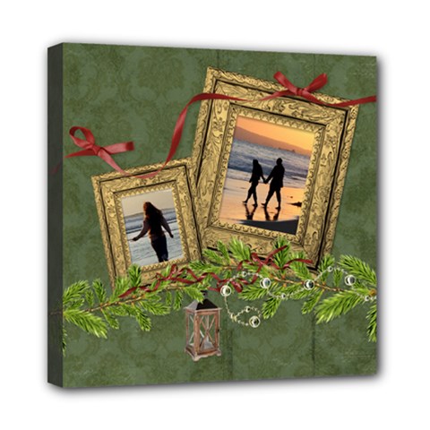 ShabbyChristmas Vol1 - Mini Canvas 8x8(stretched)  - Mini Canvas 8  x 8  (Stretched)