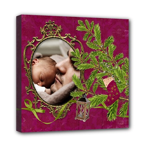 ShabbyChristmas Vol1 - Mini Canvas 8x8(stretched)  - Mini Canvas 8  x 8  (Stretched)