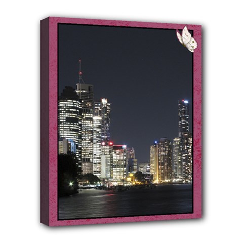 Kissed by a butterfly Deluxe 20x16 Canvas - Deluxe Canvas 20  x 16  (Stretched)