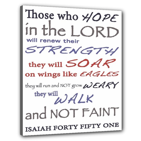 Present - Isaiah 40:51 - Canvas 24  x 20  (Stretched)