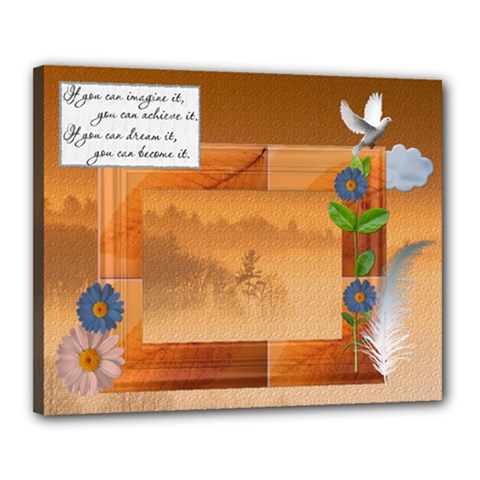 Inspirational Canvas 20x16 Stretched - Canvas 20  x 16  (Stretched)