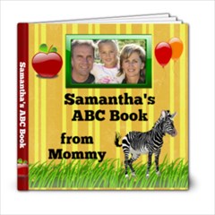 Personalized ABC Book, 6x6 20pg - 6x6 Photo Book (20 pages)