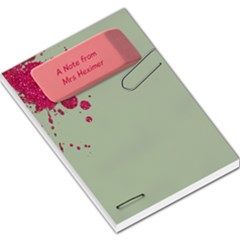 mrs heximer - Large Memo Pads