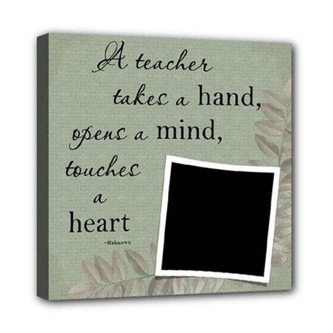 Teacher 8x8  Stretched Canvas