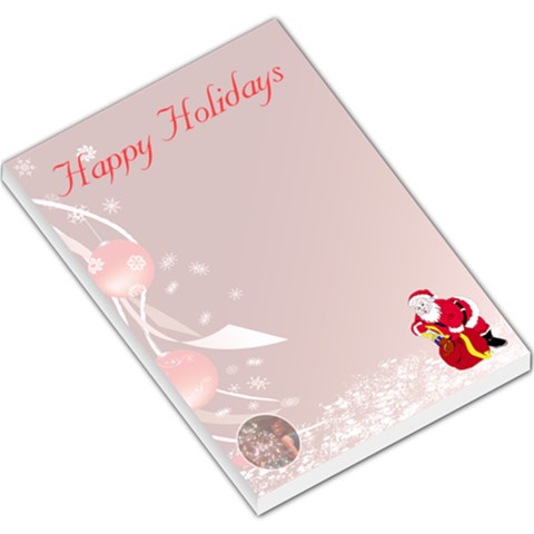 Happy Holidays Large Memo Pad By Kim Blair