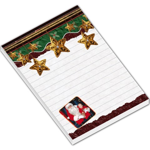 Christmas Large Memo Pad By Lil
