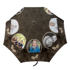 Brown Folding Umbrella