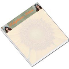 Sunflower Telephone Notes Small Memo Pad - Small Memo Pads