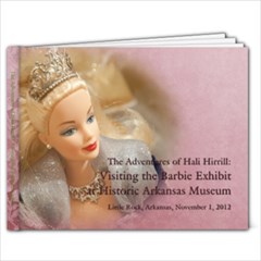 Barbie Exhibit 9x7 book - 9x7 Photo Book (20 pages)