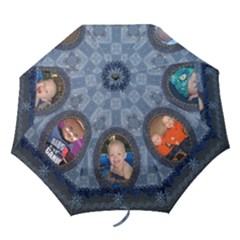 Beautiful Denim Look Folding Umbrella