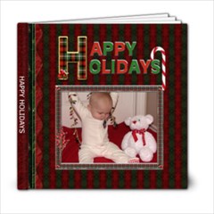 Happy Holidays 6x6 Photo Book (20 Pgs) - 6x6 Photo Book (20 pages)