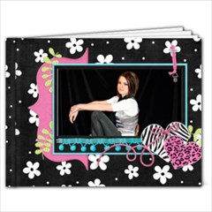 Wild At Heart Floral 7x5 Brag Book Template - 7x5 Photo Book (20 pages)