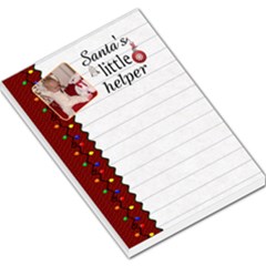 Santas Helper Large Memo Pad - Large Memo Pads