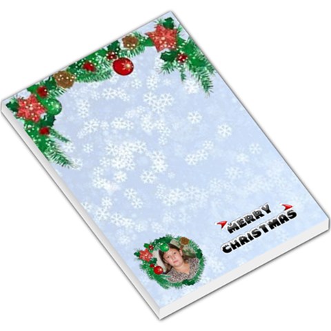 Christmas Large Memo Pad By Missy