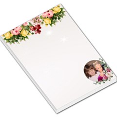 Rose boarder Large Memo Pad - Large Memo Pads