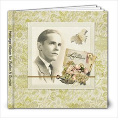 8 x 8 Heritage Book for Dad - 8x8 Photo Book (20 pages)