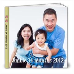 Ambie 14 months Face - 8x8 Photo Book (20 pages)