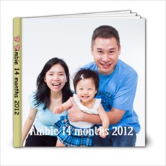 Ambie 14 months Face - 6x6 Photo Book (20 pages)