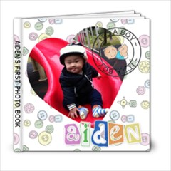 Aiden New Born Book - 6x6 Photo Book (20 pages)