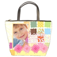 kids, fun, child, play, happy - Bucket Bag