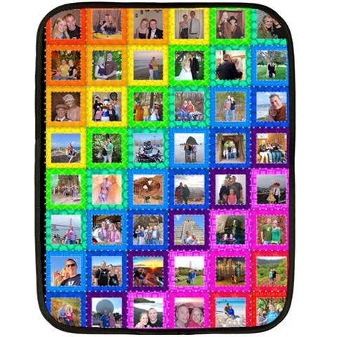 Rainbow Stitch 35 x27  Blanket Front
