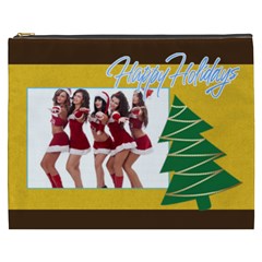 merry christmas, happy new year, xmas - Cosmetic Bag (XXXL)