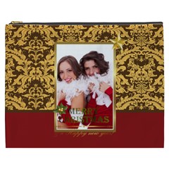 merry christmas, happy new year, xmas - Cosmetic Bag (XXXL)