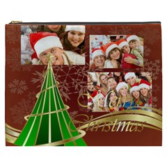 merry christmas, happy new year, xmas - Cosmetic Bag (XXXL)