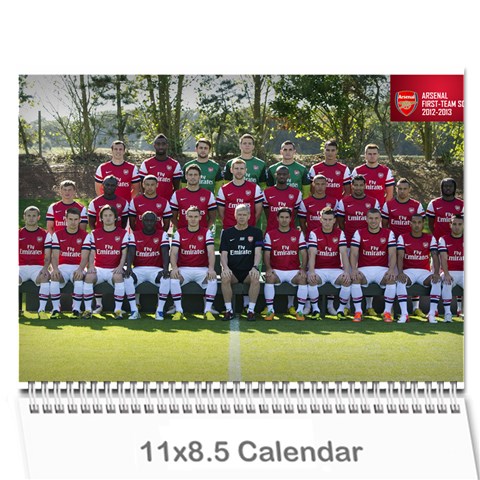 Arsenal Calendar Iii By Gj Cover