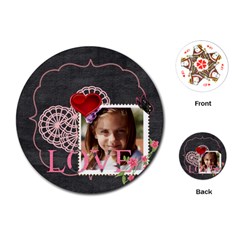 love - Playing Cards Single Design (Round)