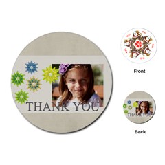 kids, fun, child, play, happy - Playing Cards Single Design (Round)