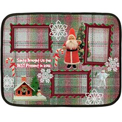 Santa Brought Us the BEST Present in 2012 Mini Fleece Blanket - One Side Fleece Blanket (Mini)