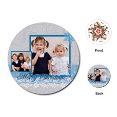 xmas - Playing Cards Single Design (Round)