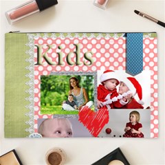 kids, fun, child, play, happy - Cosmetic Bag (XXL)