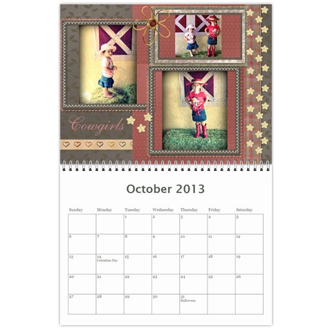 Denas 2013 Calendar By Tim Oct 2013