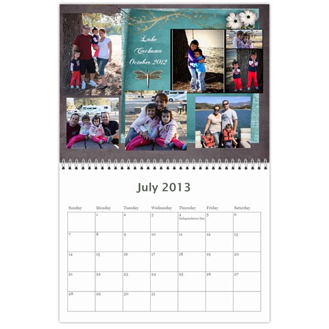 Denas 2013 Calendar By Tim Jul 2013