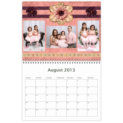 Denas 2013 Calendar By Tim Aug 2013