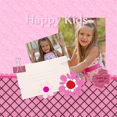 happy kids - ScrapBook Page 12 x 12 happy kids - ScrapBook Page 12 x 12