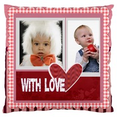 flower of kids, love, happy - Large Cushion Case (Two Sides)