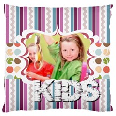flower of kids, love, happy - Large Cushion Case (Two Sides)