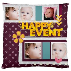 flower of kids, love, happy - Large Cushion Case (Two Sides)