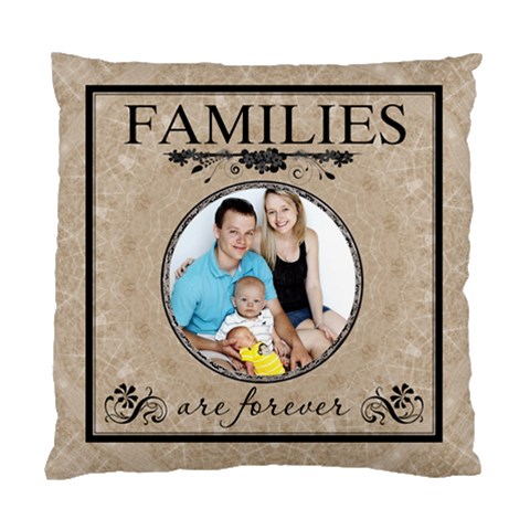 Family Cushion Case (1 Sided) By Lil Front