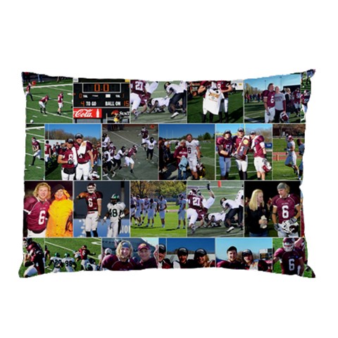 Football Pillow Case (two Sides) By Spg Back