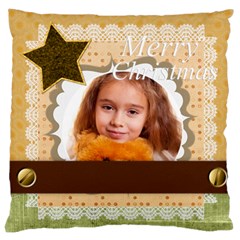 love, kids, memory, happy, fun  - Large Cushion Case (Two Sides)